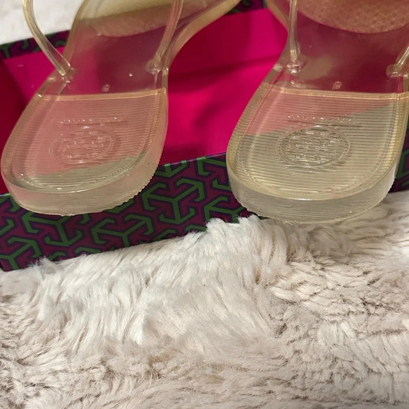 Tory Burch clear thong sandals size 9 - Picture 9 of 12